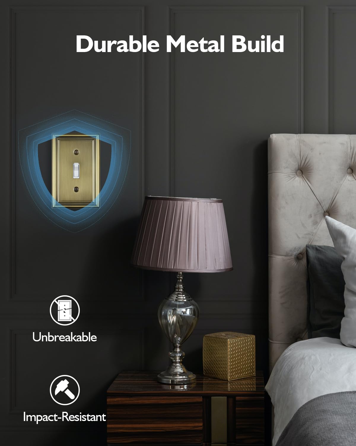 Amazon.co.jp: ZILLSEA 照明スイッチカバー 壁プレート シングルトグル